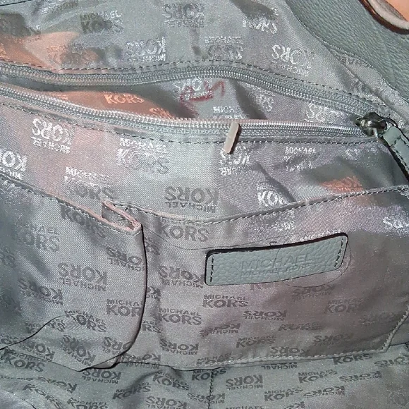 Michael Kors Taupe Leather Hobo Bag - Picture 8 of 8